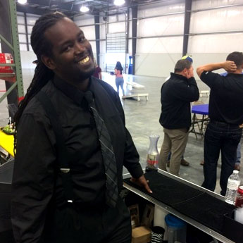 Male Bartender Smiling